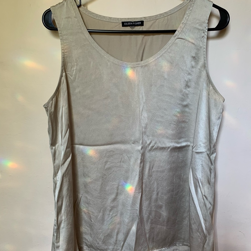 Eileen Fisher Silk Sleeveless Blouse